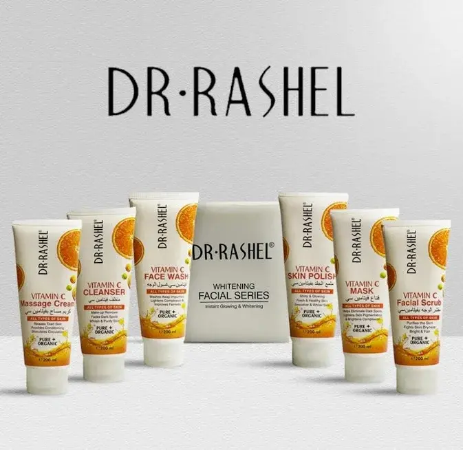 Dr Rashel 6-Step Vitamin C Facial Kit – Brighten, Nourish & Glow