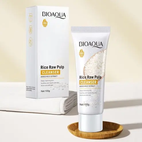 Bioaqua Rice Pulp Cleanser – Gentle Purity for Radiant Skin