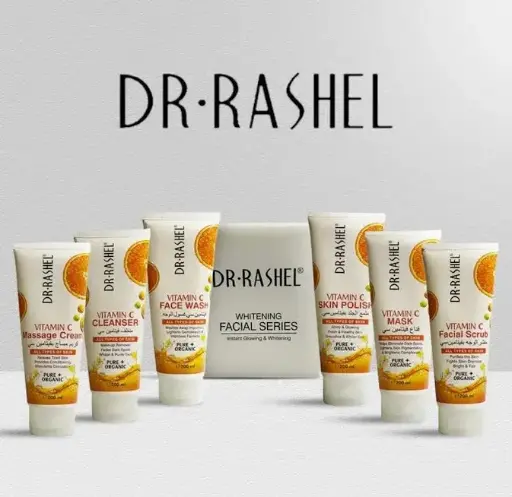 Dr Rashel 6-Step Vitamin C Facial Kit – Brighten, Nourish & Glow